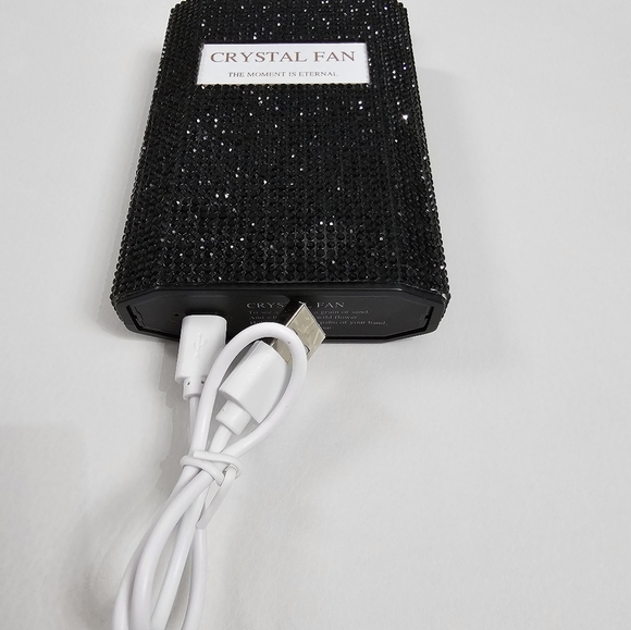 Fan - Handheld Rhinestone Fan - Picture 6 of 6